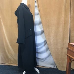 EUC Anne Klein 2 black trench coat